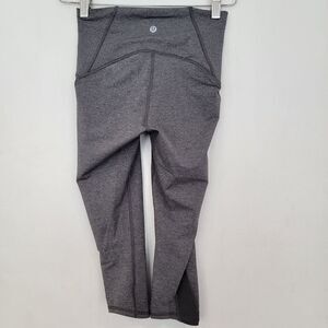 Lululemon Train Times Pant 17" Leggings Womens Heathered Gray Size 4 W6AHVS